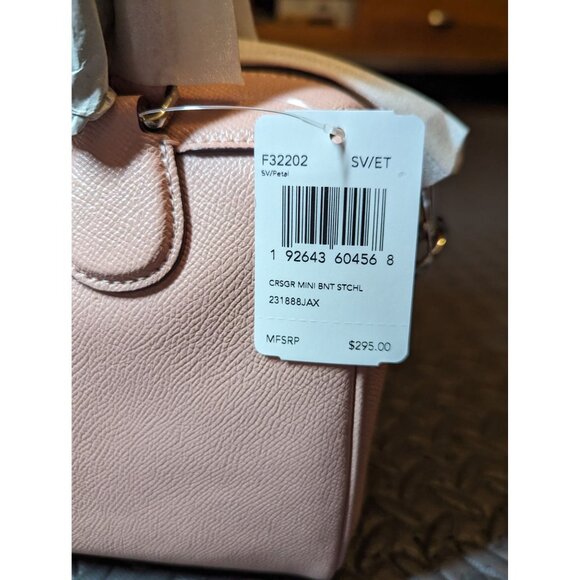 COACH New‎ Pink Mini Bennett Satchel Petal Pink MSRP $295 - Picture 8 of 8
